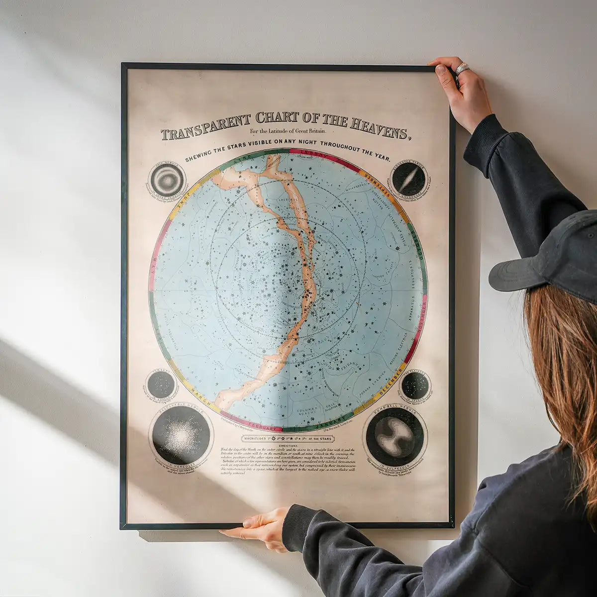 Transparent Chart of the Heavens art print