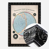 Transparent Chart of the Heavens art print
