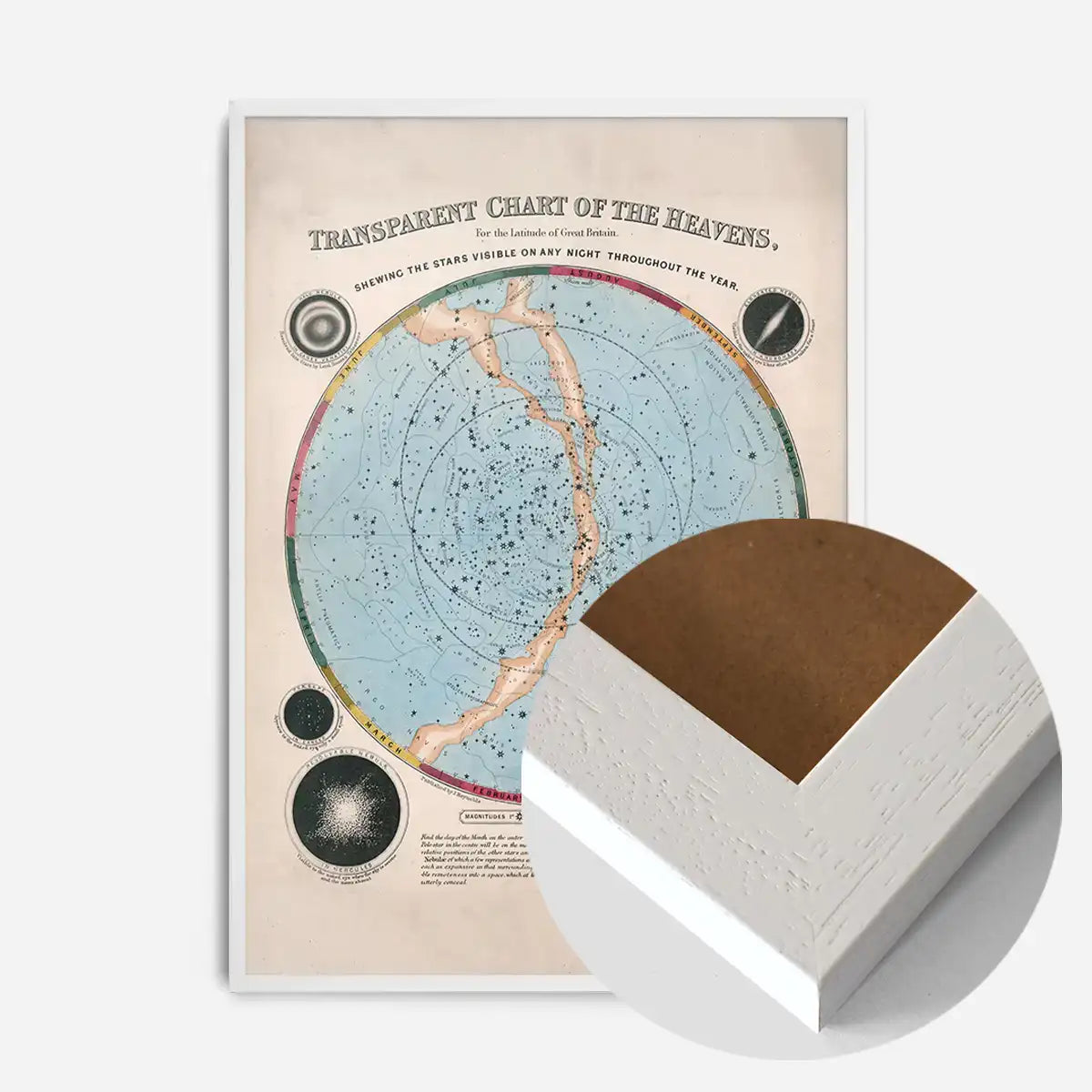 Transparent Chart of the Heavens art print