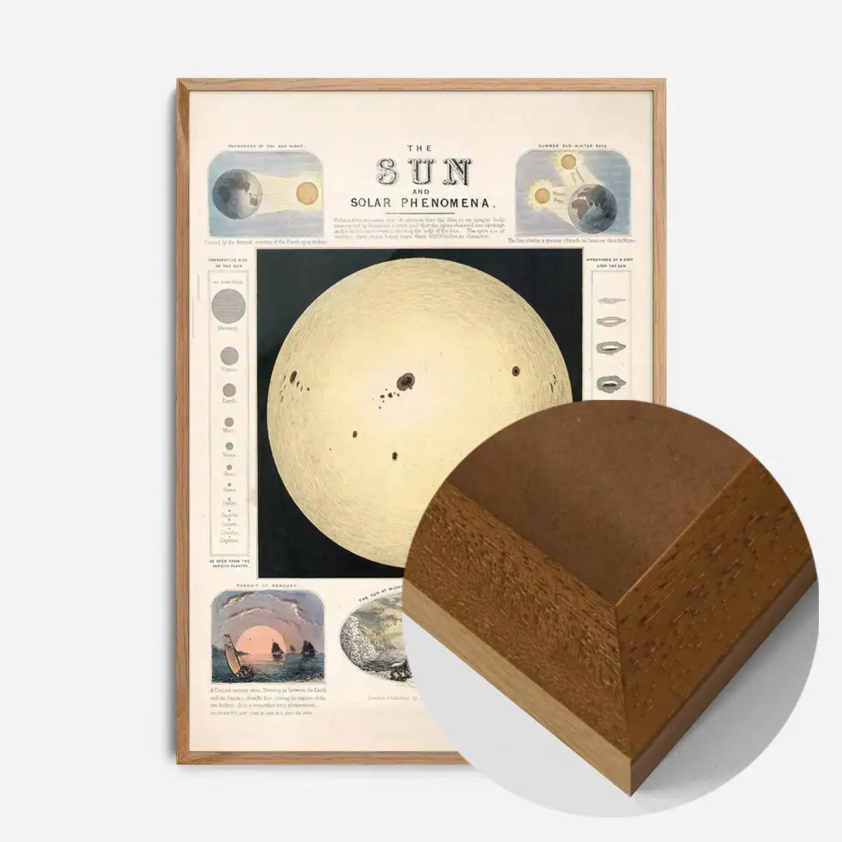 The Sun and solar phenomena art print