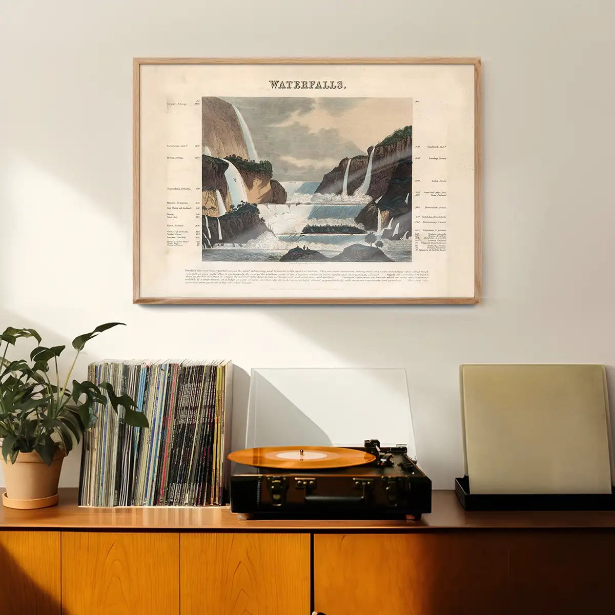 Waterfalls art print