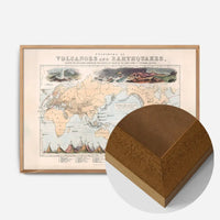 Phenomena of Volcanoes and Earthquakes art print