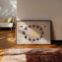 The Earth's Annual Revolution Round the Sun art print