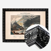 Diagram of meteorology, displaying the various phenomena of the atmosphere art print