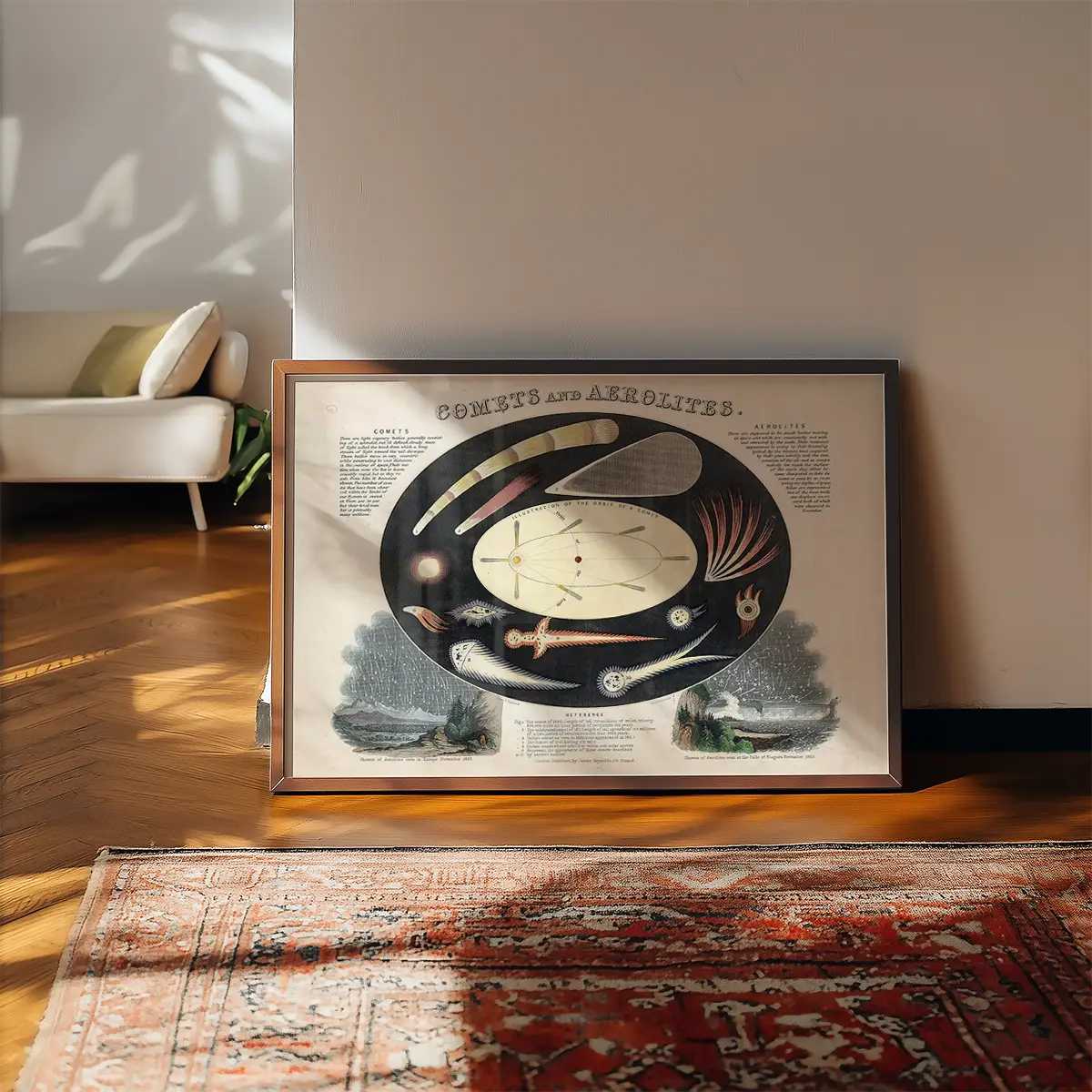 Comets and Aerolites art print