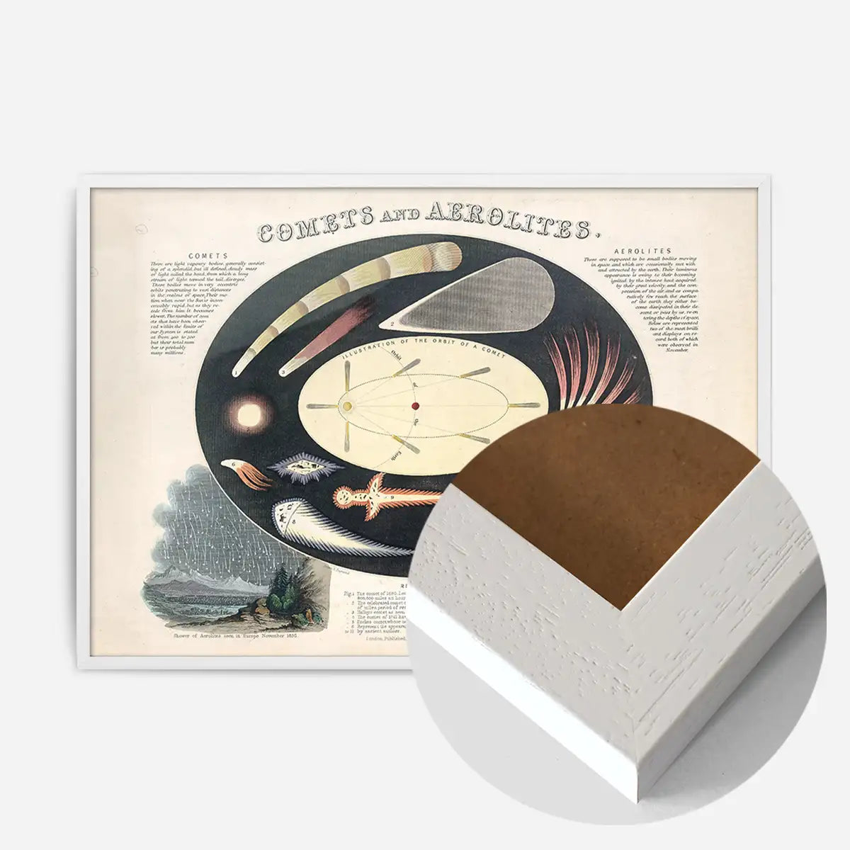 Comets and Aerolites art print