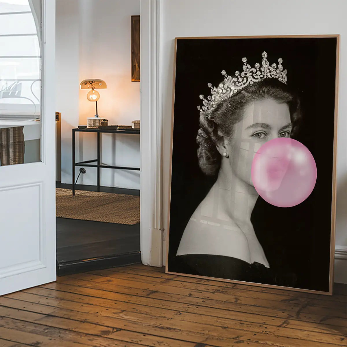 Queen Blowing Bubblegum Platinum Jubilee Print
