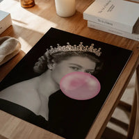 Queen Blowing Bubblegum Platinum Jubilee Print