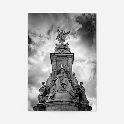 Queen Victoria Statue Traffic Cone Print-InkAndDrop