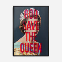 God Save The Queen Jubilee Print