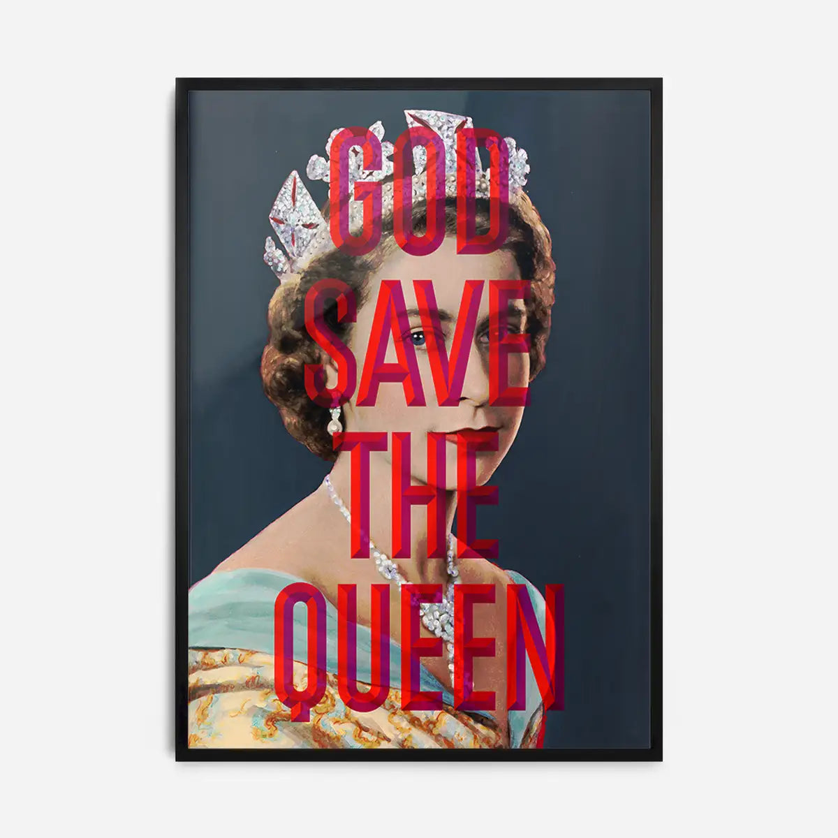 God Save The Queen Jubilee Print