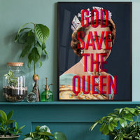 God Save The Queen Jubilee Print