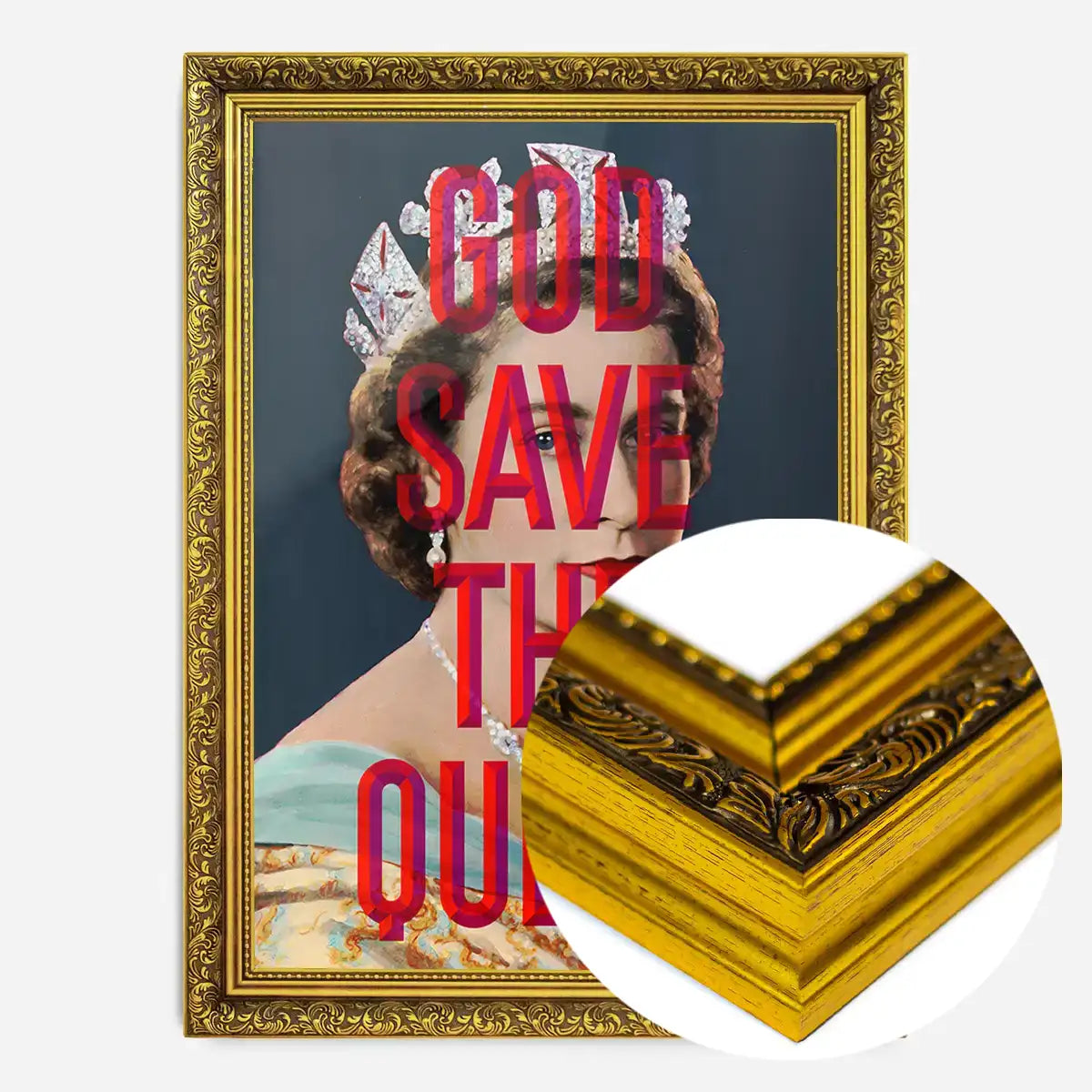 God Save The Queen Jubilee Print – InkAndDrop