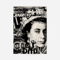 Royal Anarchy Queen Elizabeth Punk Poster-InkAndDrop