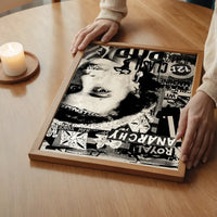Royal Anarchy Queen Elizabeth Punk Poster