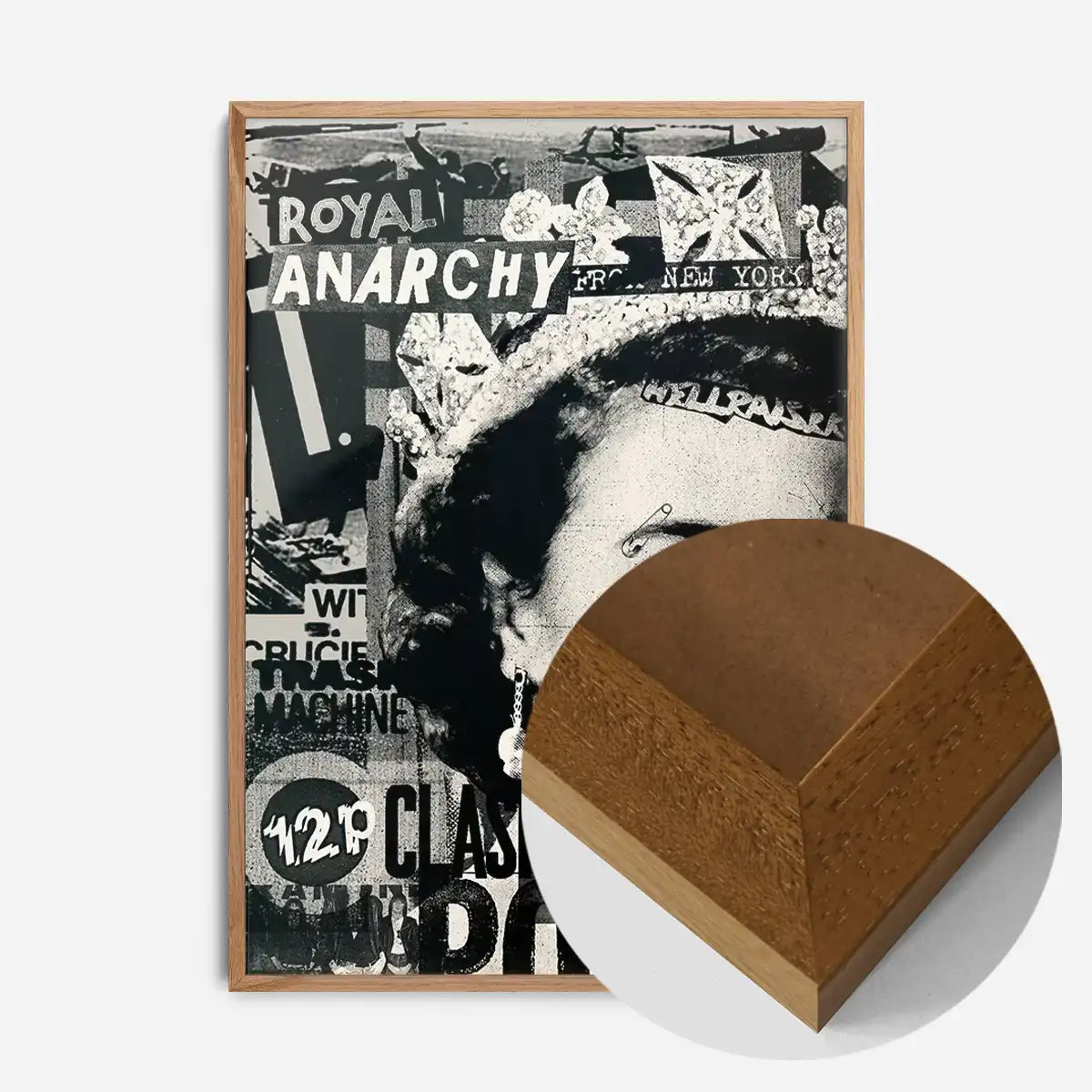 Royal Anarchy Queen Elizabeth Punk Poster