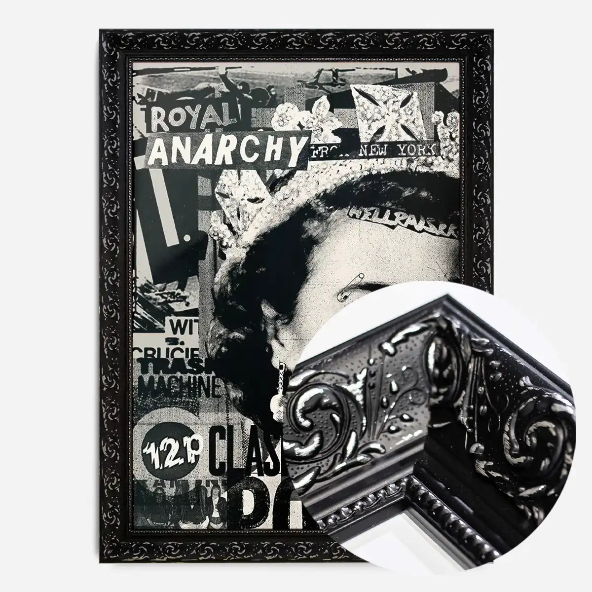 Royal Anarchy Queen Elizabeth Punk Poster