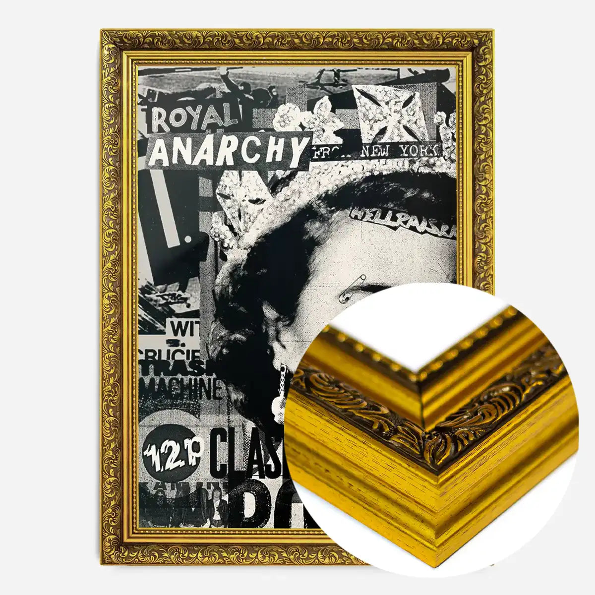 Royal Anarchy Queen Elizabeth Punk Poster