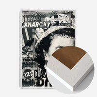 Royal Anarchy Queen Elizabeth Punk Poster
