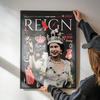 Reign Queen Elizabeth Platinum Jubilee Magazine Cover Dark