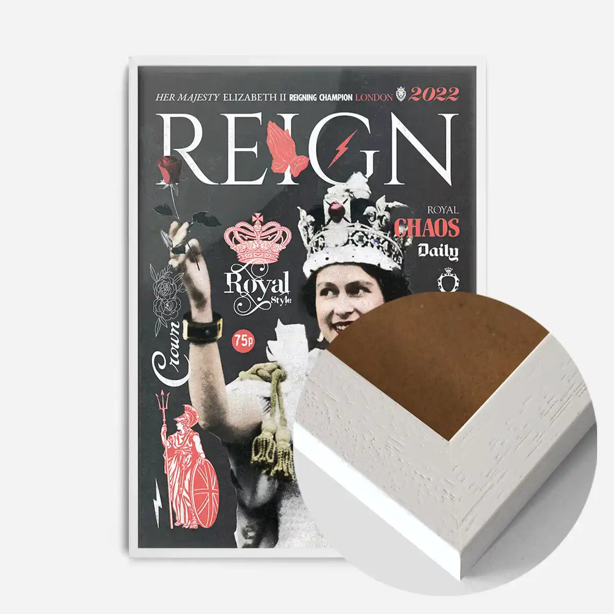 Reign Queen Elizabeth Platinum Jubilee Magazine Cover Dark