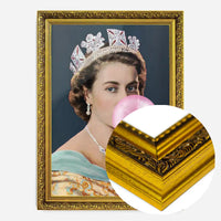 Queen Elizabeth II Vintage Portrait with Bubblegum