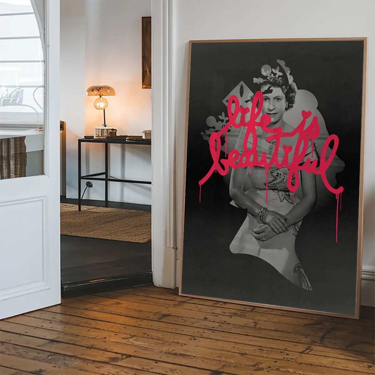 Queen Elizabeth II Life is Beautiful Print