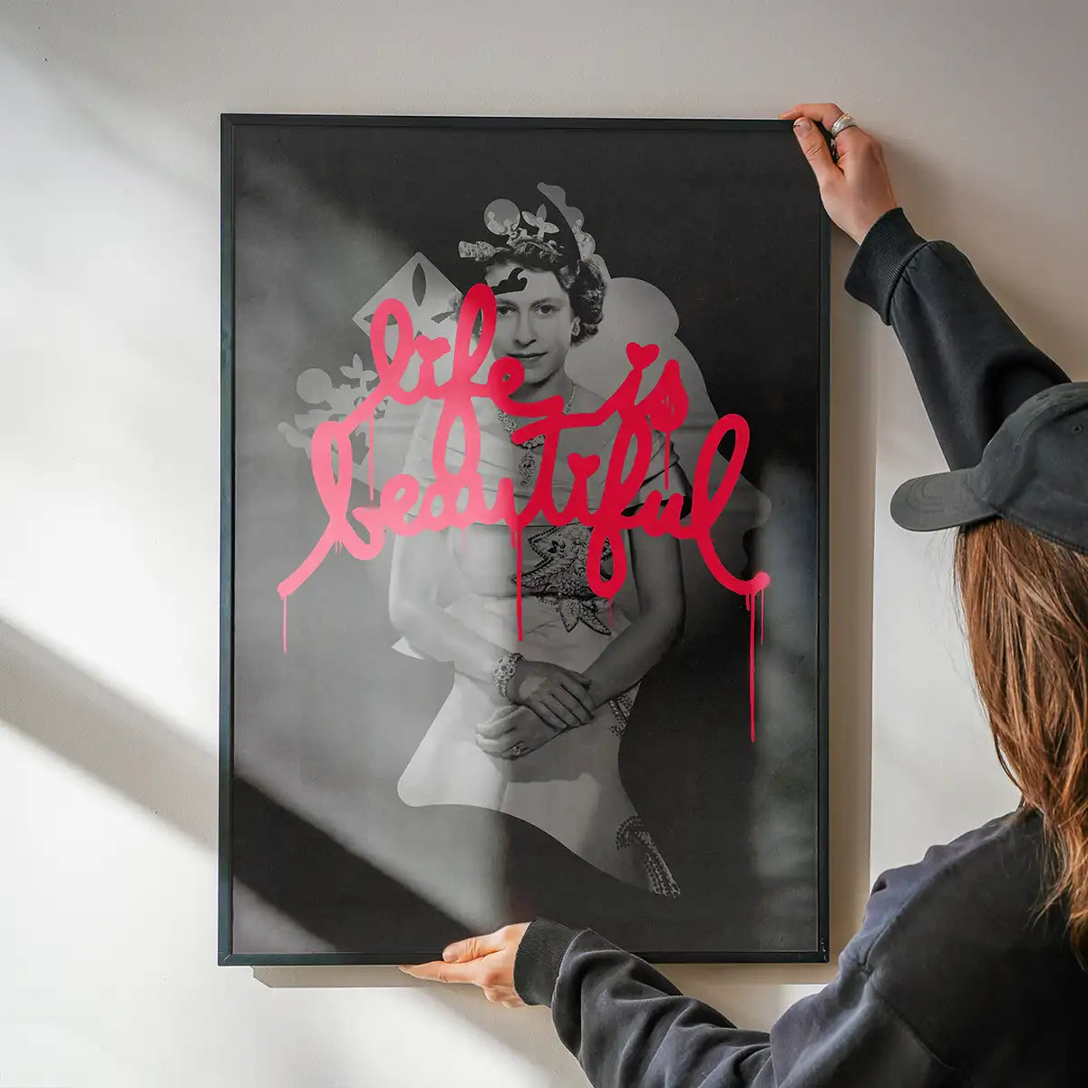 Queen Elizabeth II Life is Beautiful Print