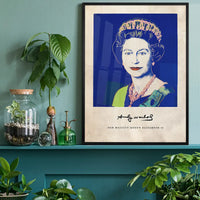 Andy Warhol Queen Elizabeth Poster Print