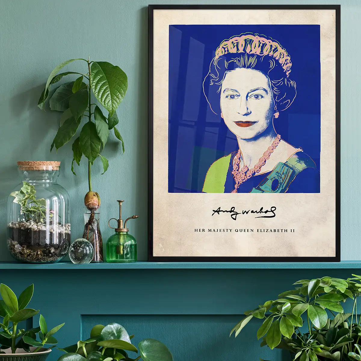 Andy Warhol Queen Elizabeth Poster Print