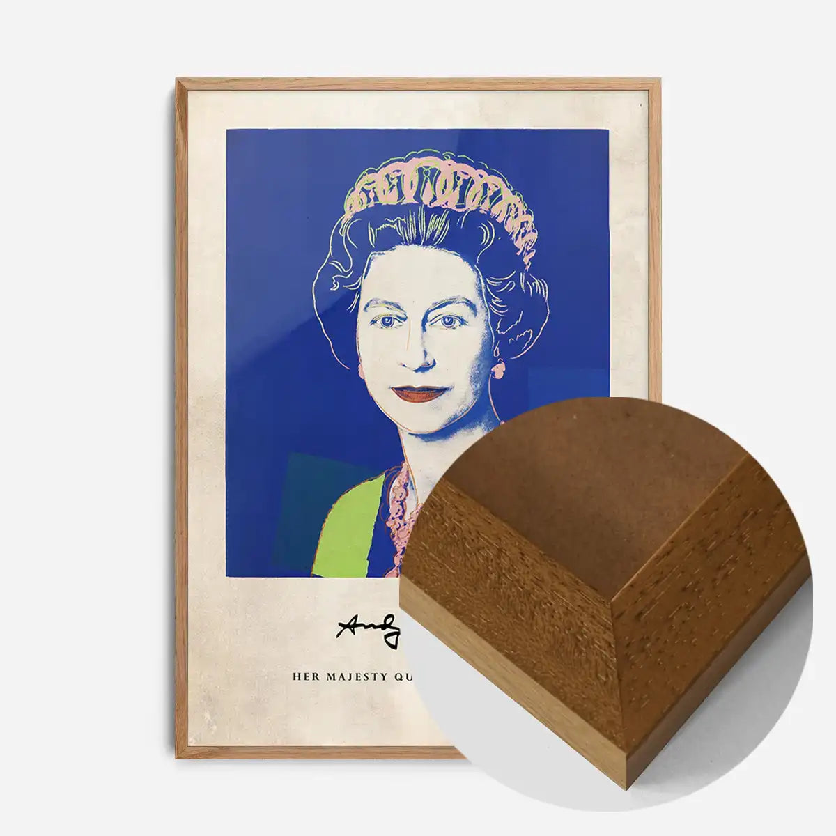 Andy Warhol Queen Elizabeth Poster Print