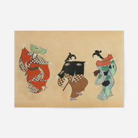 Dancing Art Print by Kamisaka Sekka