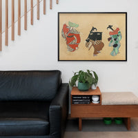 Dancing Art Print by Kamisaka Sekka