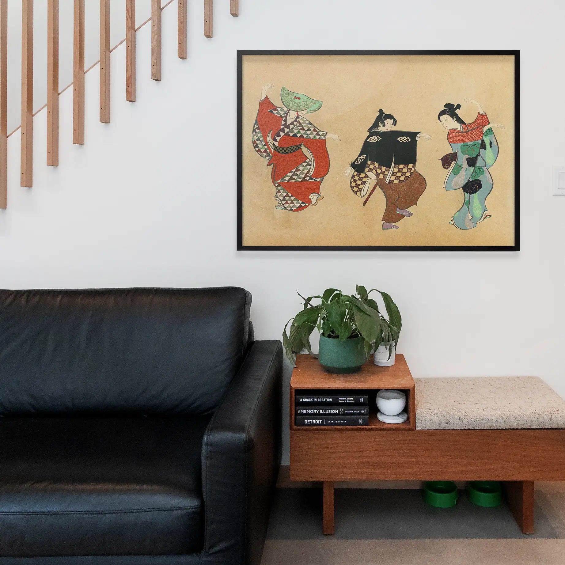 Dancing Art Print by Kamisaka Sekka