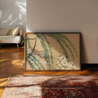 Willow and Cherry Art Print by Kamisaka Sekka