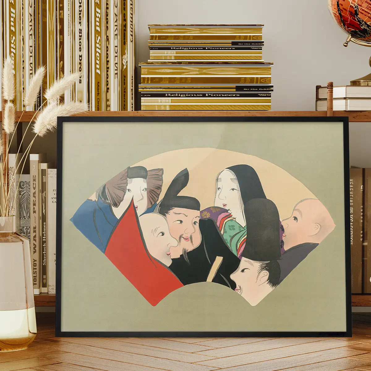 Six Poetic Immortals Art Print by Kamisaka Sekka