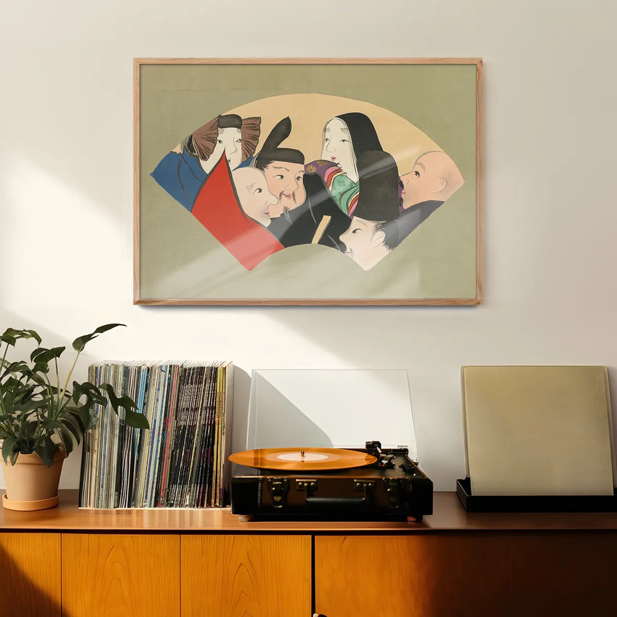 Six Poetic Immortals Art Print by Kamisaka Sekka