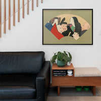 Six Poetic Immortals Art Print by Kamisaka Sekka