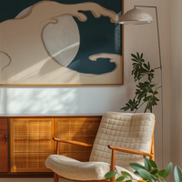 Rising Waves Art Print by Kamisaka Sekka