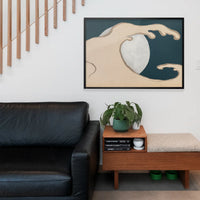 Rising Waves Art Print by Kamisaka Sekka