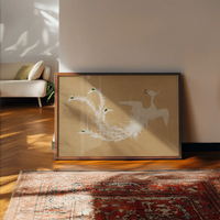 White Phoenix Art Print by Kamisaka Sekka