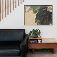 Chrysanthemum and Paulownia Art Print by Kamisaka Sekka