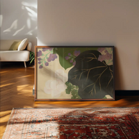Chrysanthemum and Paulownia Art Print by Kamisaka Sekka
