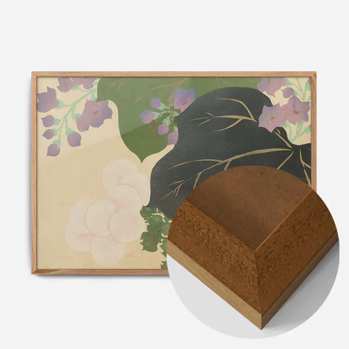 Chrysanthemum and Paulownia Art Print by Kamisaka Sekka