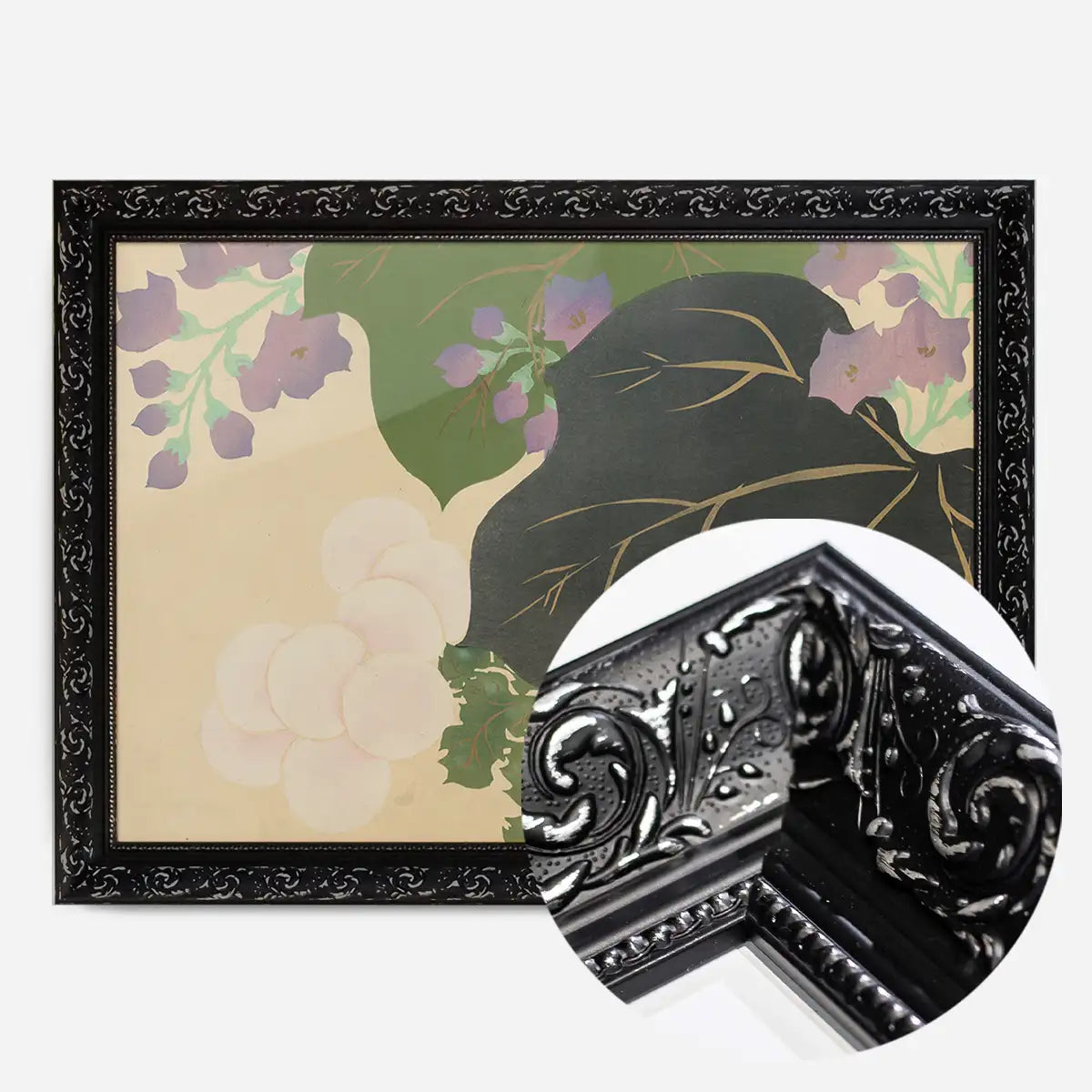 Chrysanthemum and Paulownia Art Print by Kamisaka Sekka