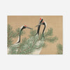 Cranes Art Print by Kamisaka Sekka