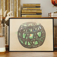 Flower Basket Art Print by Kamisaka Sekka