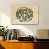 Flower Basket Art Print by Kamisaka Sekka