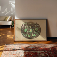 Flower Basket Art Print by Kamisaka Sekka