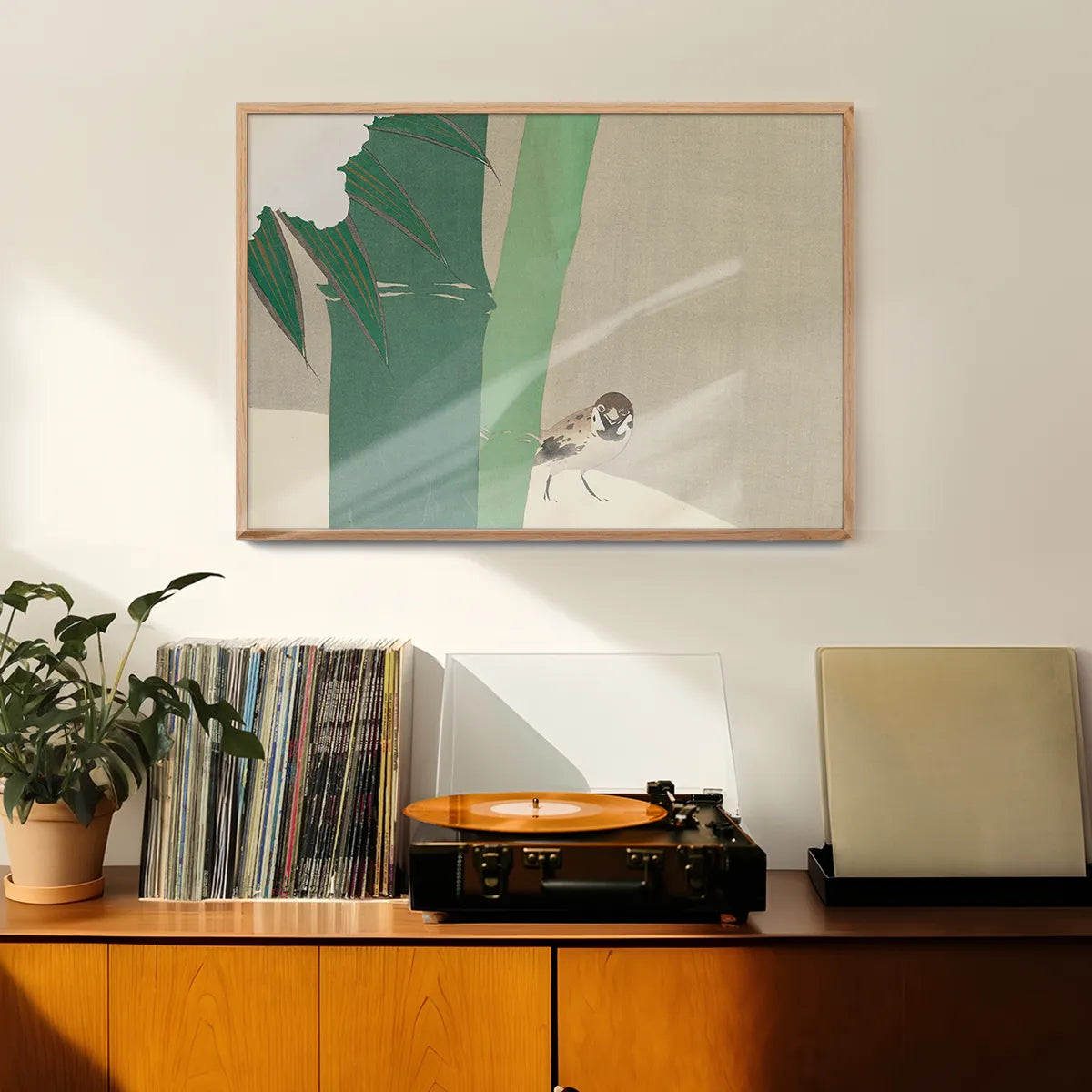 Bamboo in Snow Art Print by Kamisaka Sekka
